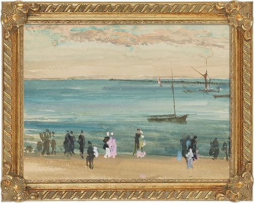 Miniatura 10 de FOLKOR Marco dorado antiguo para pintura en lienzo de 8 x 10 pulgadas, marco de 1.8 pulgadas de ancho con parte trasera abierta para impresiones en