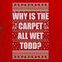 Vista 52 de Wild Bobby Why is The Carpet All Wet Todd Margo Couples Ugly Christmas Graphic Sweatshirts