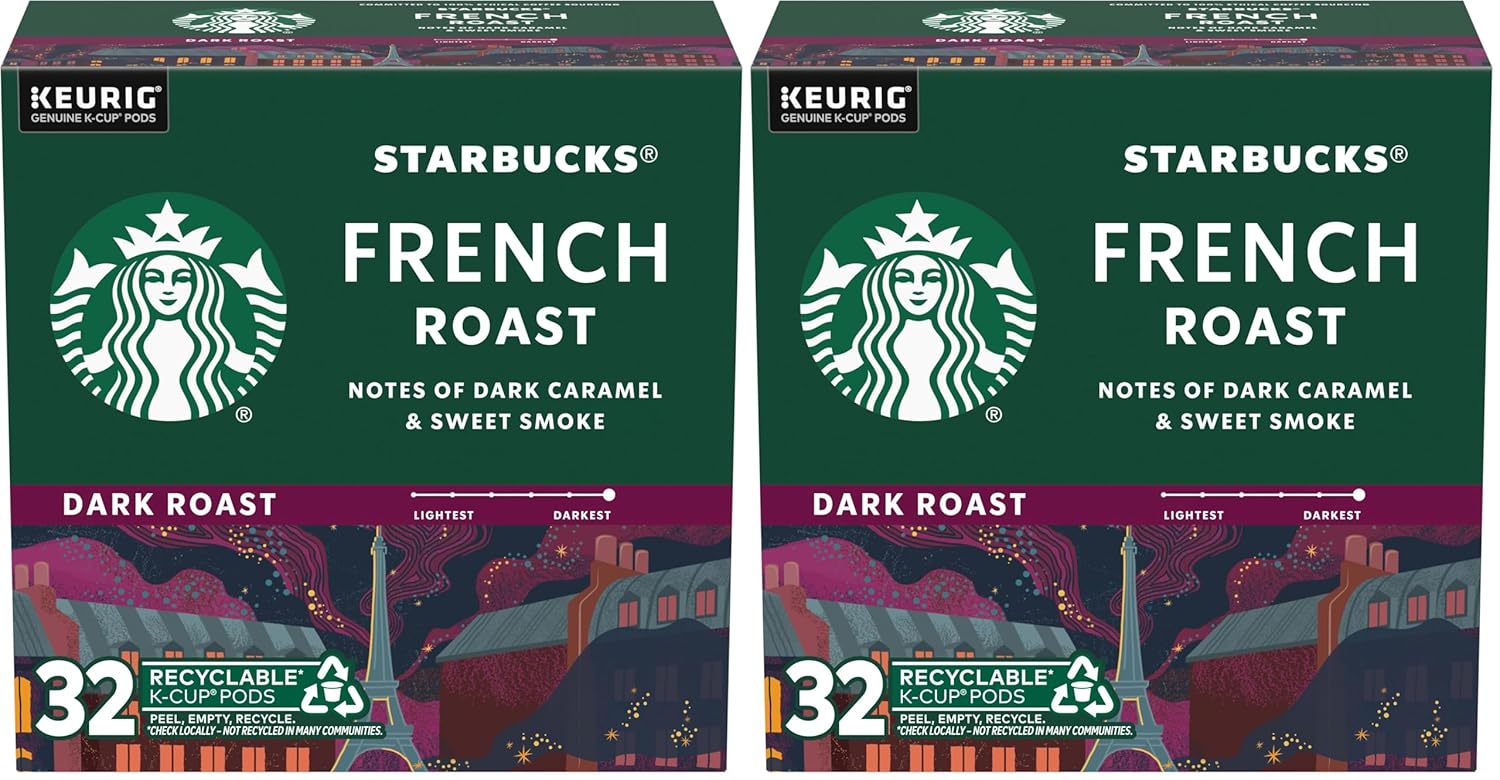 Starbucks French Roast K-Cups 32-count (Pack of 2)