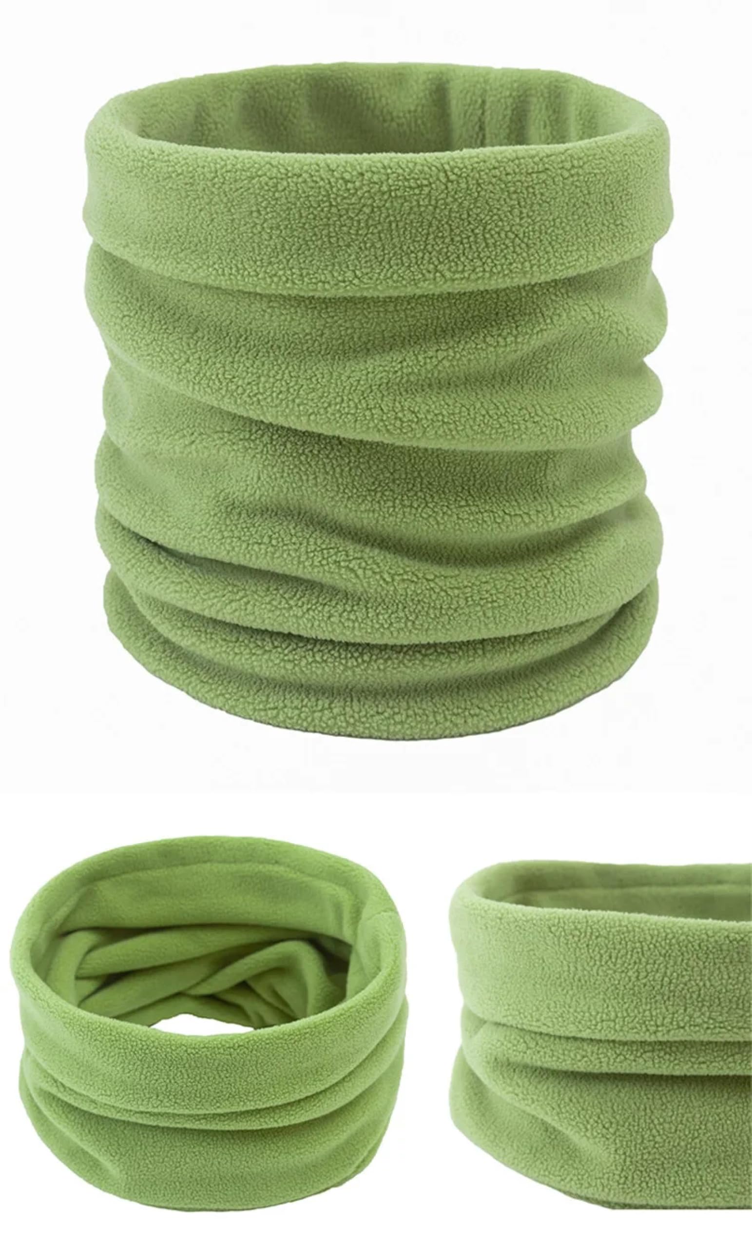 Bufanda Mujer Chal Abrigos Chales Polar Liso Unisex Bufanda Cálida De Punto Bandana Redecilla Chal
