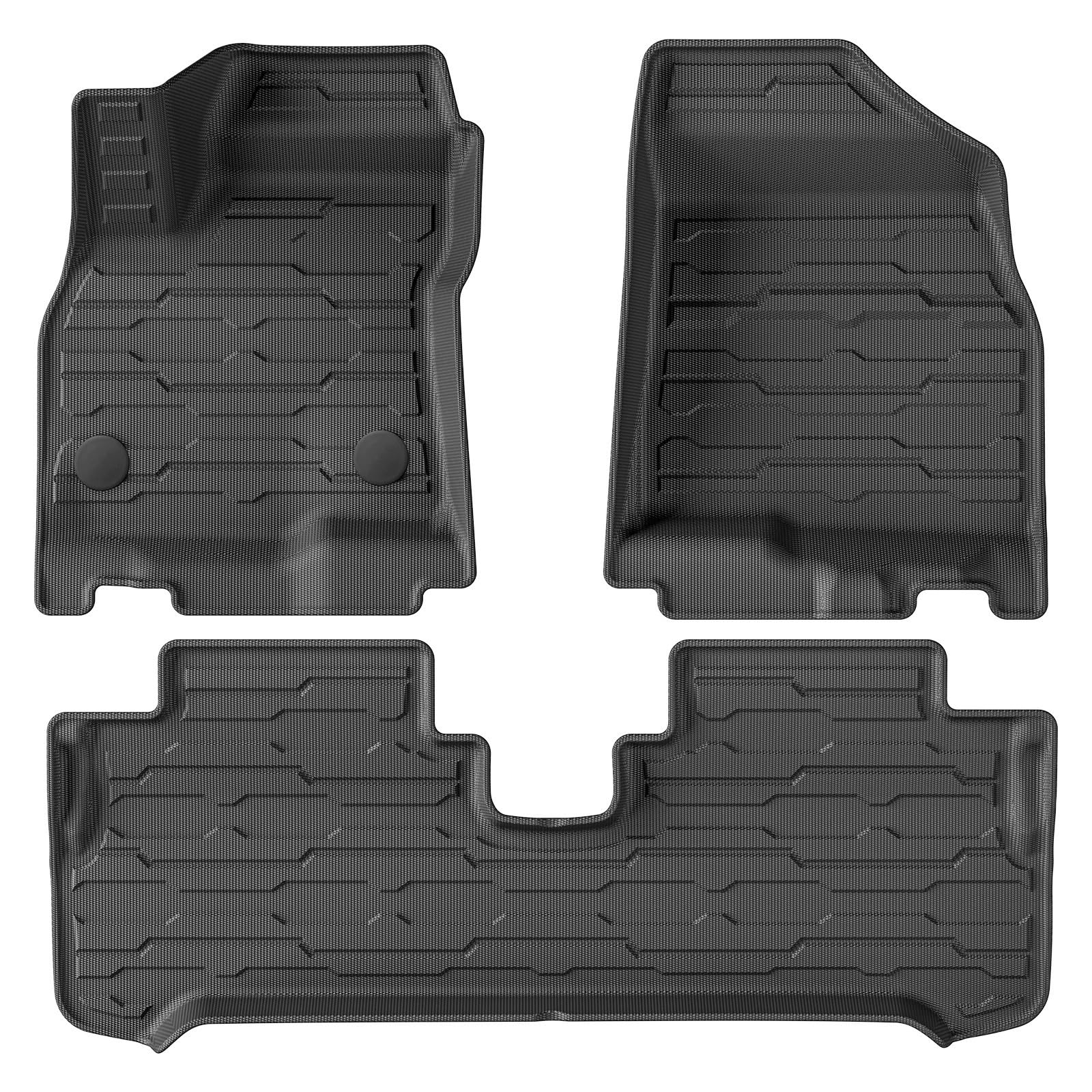 maty samochodowe Pasuje do Chevrolet Chevy Bolt EV 2022 2023 2024 dywaniki samochodowe mata wyłożenia podłogi bagażnika podkładka(Bolt EV LHD 3PCS)