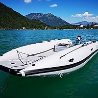 Vista 6 de 340LX - Bote inflable para 5 personas, diseño de arco abierto ultraportátil, 11.2 ft, color gris