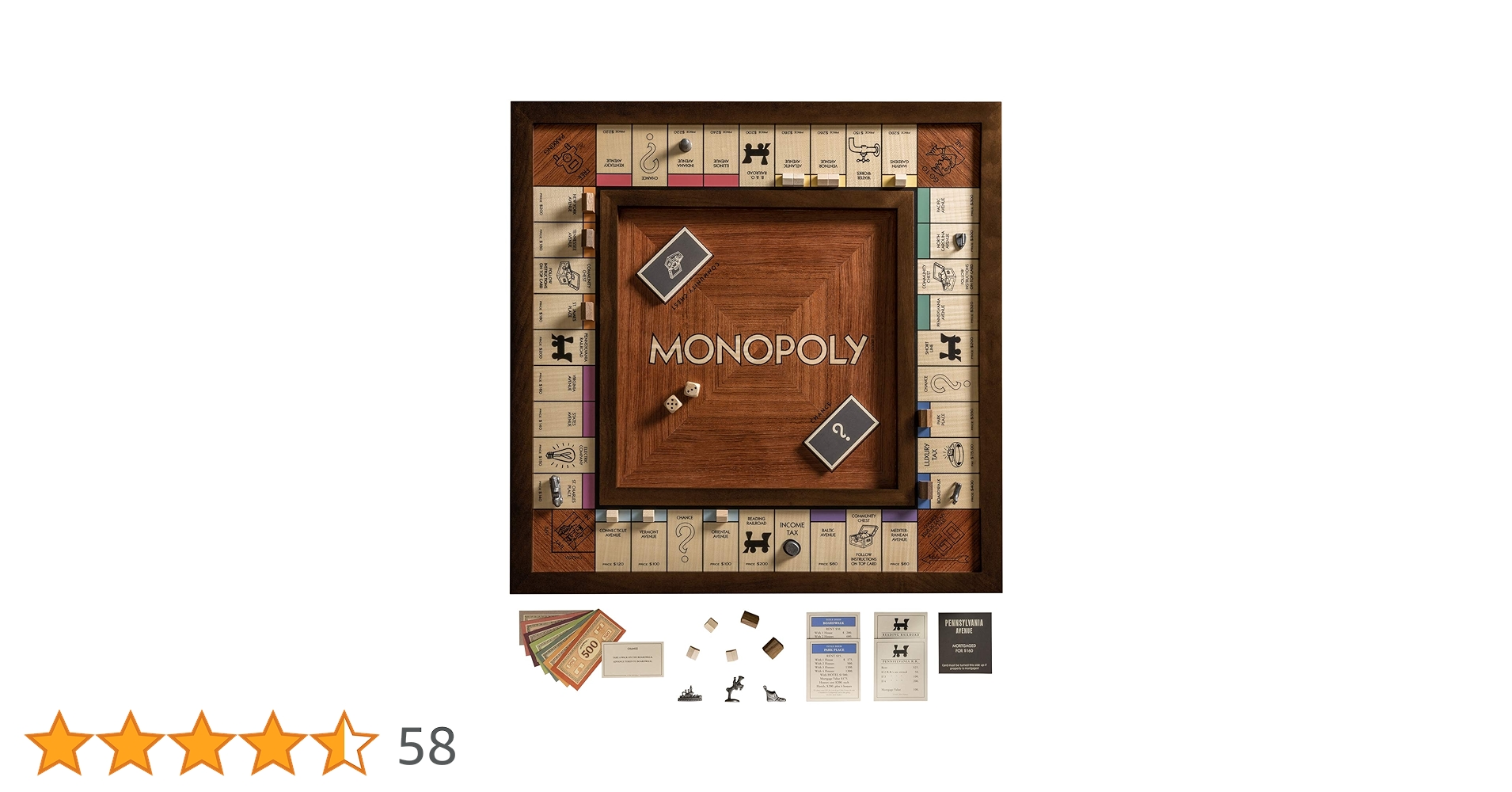 モノポリー　Monopoly The Heirloom Edition WS Game Company Monopoly Heirloom Edition, Board Games
