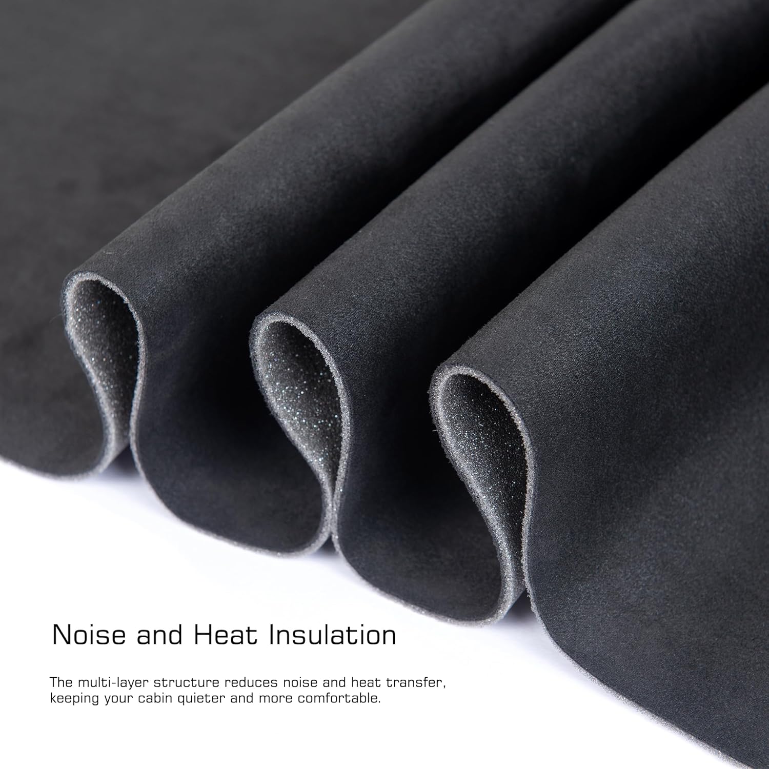 Headliner Fabric Suede Car Upholstery Fabric Replacement with Foam Backing Interior Replacement DIY Repair Material(Black, 80 * 60')