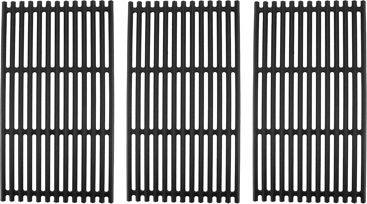Cast Iron Grill Grates and Stainless Steel Emitter Plates for Charbroil Commercial Infrared 4 Burner 463242715, 463242716, 463276016, 466242715, 466242815, 463257520 Gas Grills