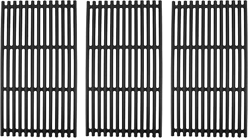 EasiBBQ Rejillas y rejillas de cocción de hierro fundido para Charbroil 463242715, 463242716, 463276016, 466242715, 466242815, Lowes 606682, 639322