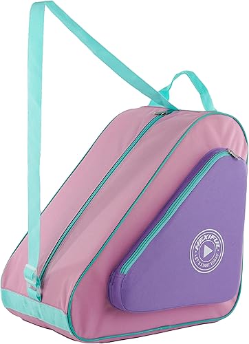 Miniatura 9 de Bolsa para Patines de Hielo, En Línea, Roller y Quad - Para Niños y Adultos Rosado/Amarillo,Albaricoque/Amarillo 016,Negro/Oro,Negro/Rosa