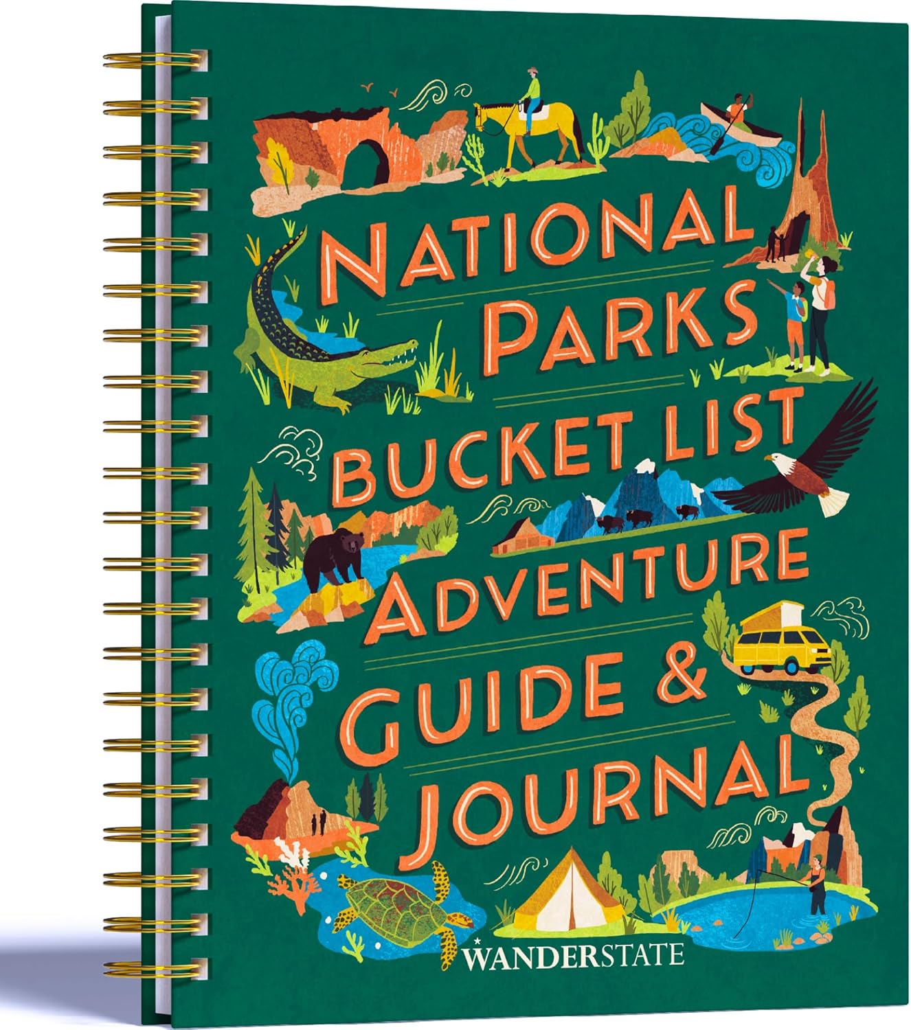 National Parks adventure planner, journal & passport book
