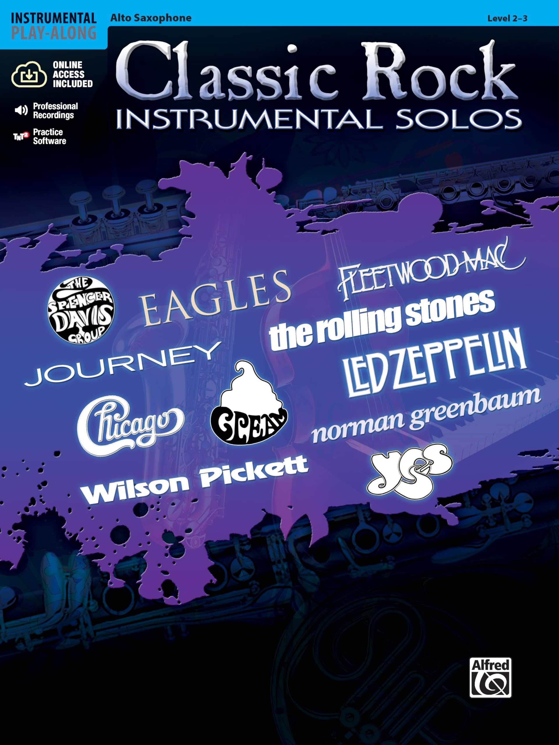 Classic Rock Instrumental Solos: Alto Sax, Book & Online Audio/Software (Pop Instrumental Solo Series)