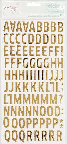 Miniatura 2 de American Crafts 370089 Estimado Lizzy Fine and Dandy - Espesadores de lámina dorada Woodland