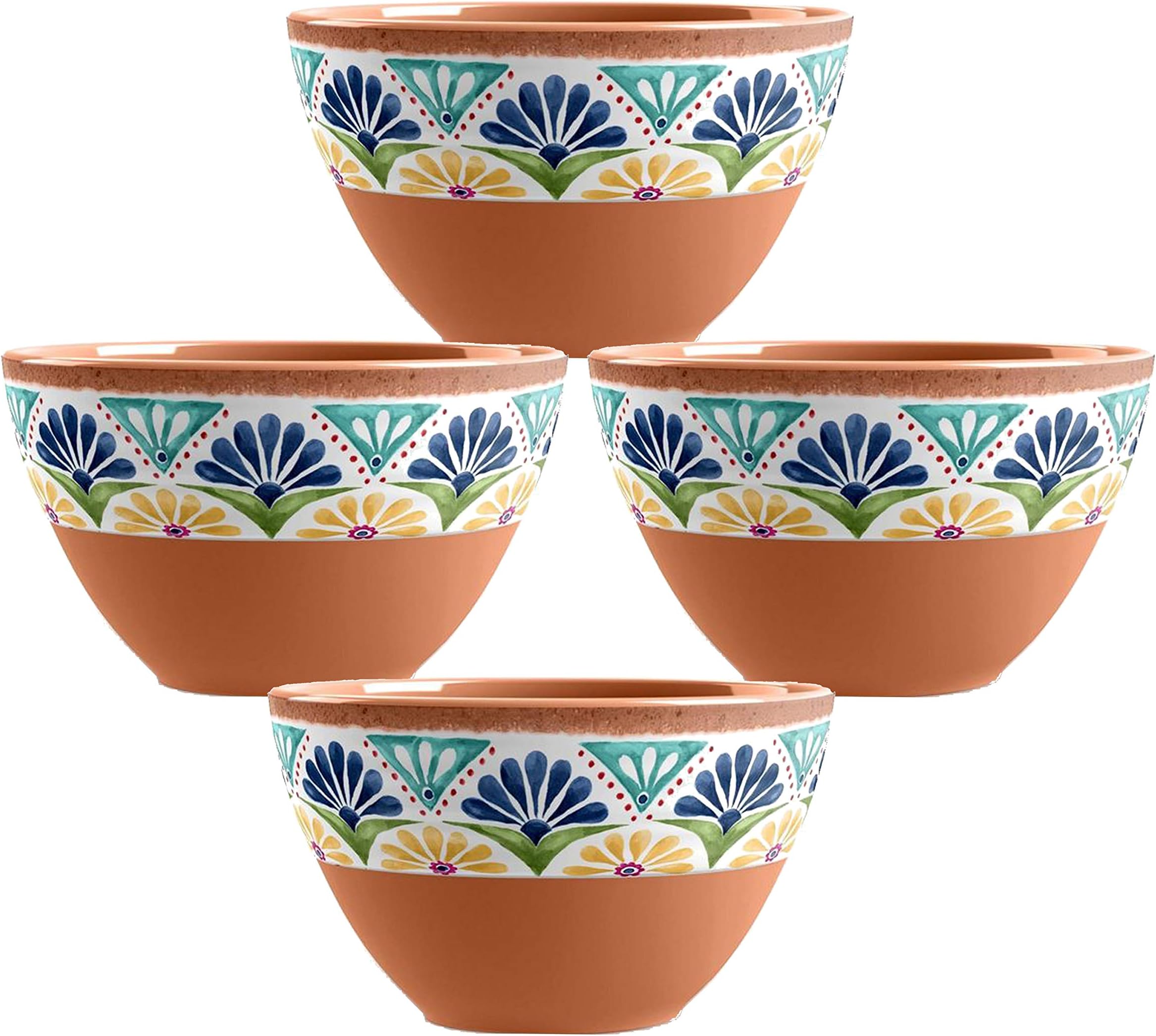 Auntie MoragsPurely Home Rio Medallion Dipping Bowls - Melamine/Plastic - For Crisps, Dips & Nibbles, Set of 2 (4)
