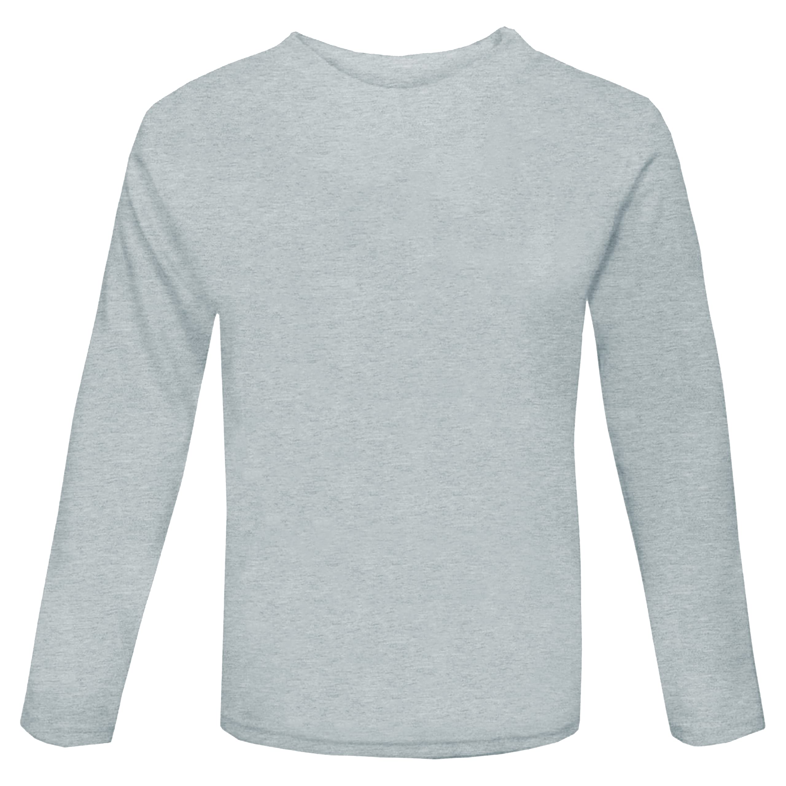 Metzuyan WS-AW22 Kids Plain Long Sleeved T-Shirt Basic Top Grey 11-12 Years