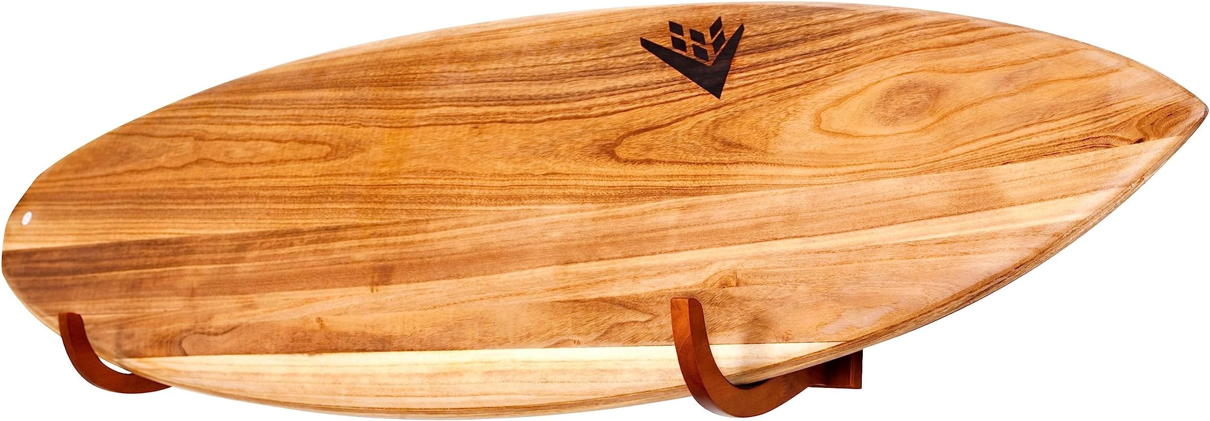 Surfboard Wall Rack for Longboards and Shortboards | Beautiful Wood Wall Display Mount Works Indoor and Outdoor