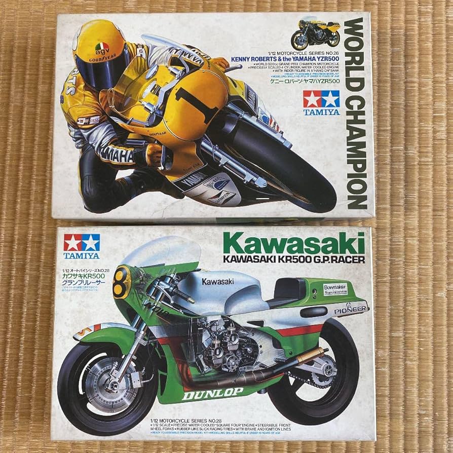 タミヤ 1/12 ケニー ロバーツYZR500 (１／１２ オートバイ:14026) 2mvetro Amazon | タミヤ 1/12 ケニー・ロバーツ ヤマハYZR500 [14026