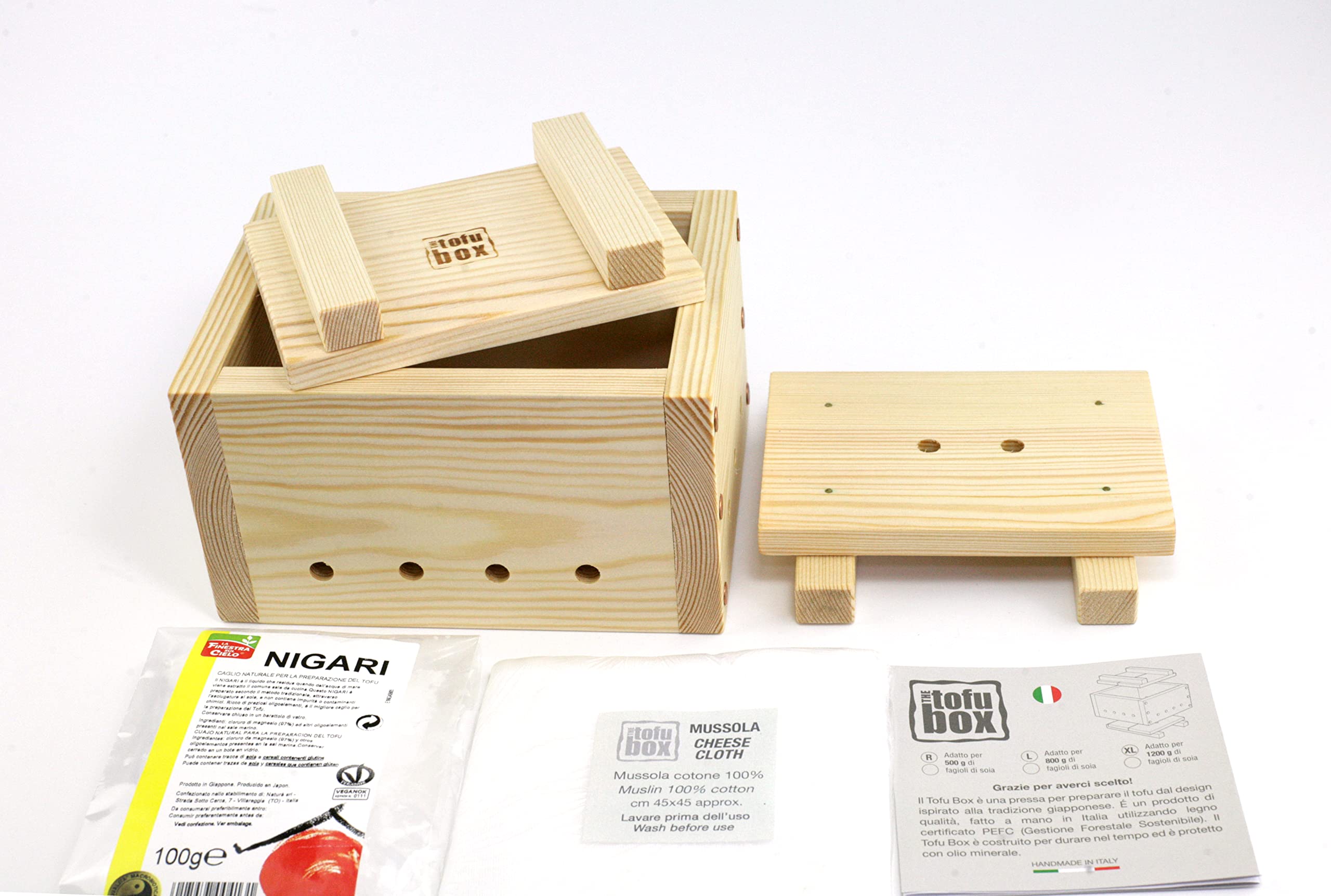 Tofu Maker Kit Regular (500 g) Hand Made in Italy (Regular)