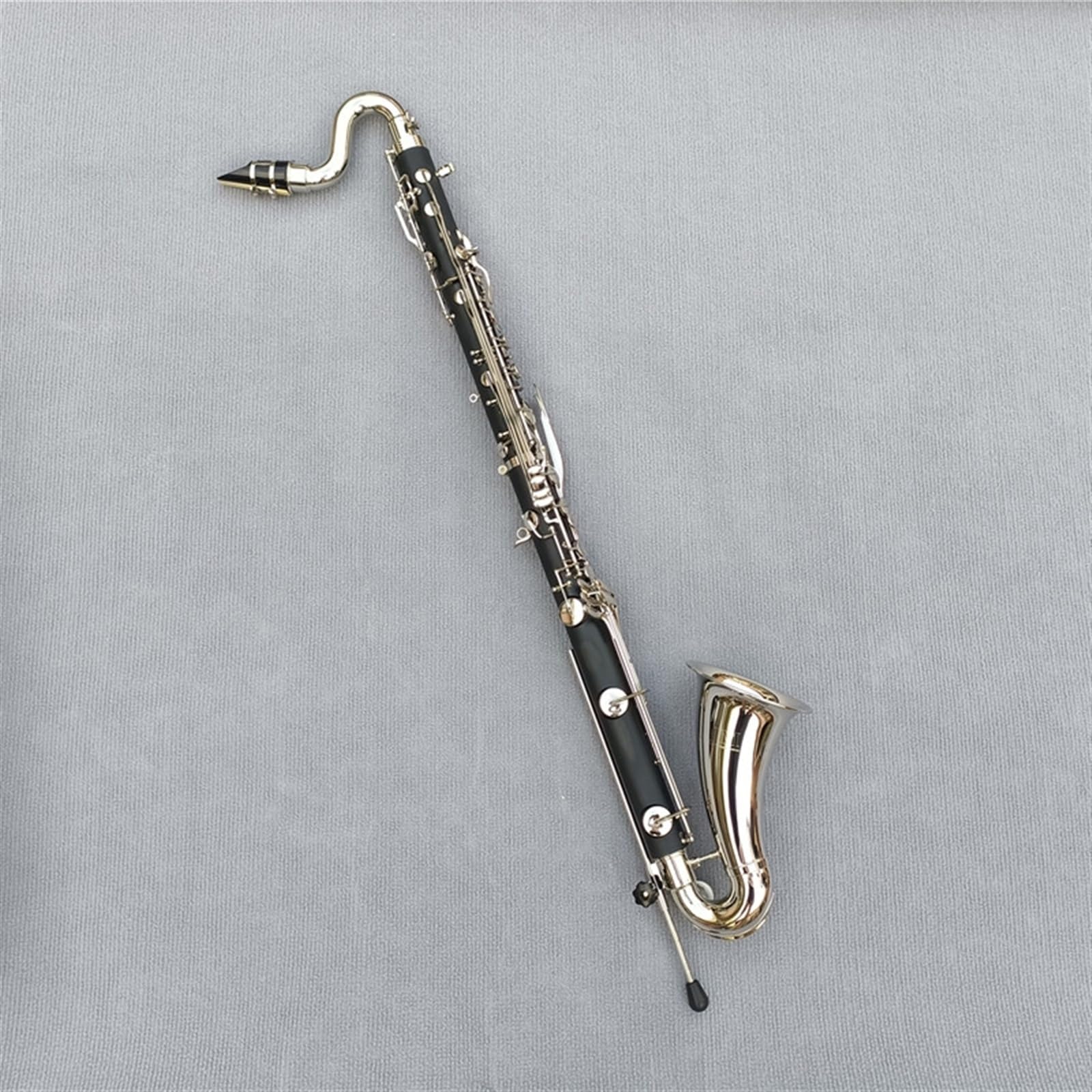 Llaves Plateadas Clarinete Bajo Bb Tune Clarinete Instrumento De Baquelita Con Estuche Instrumento Musical Clarinete Principiantes
