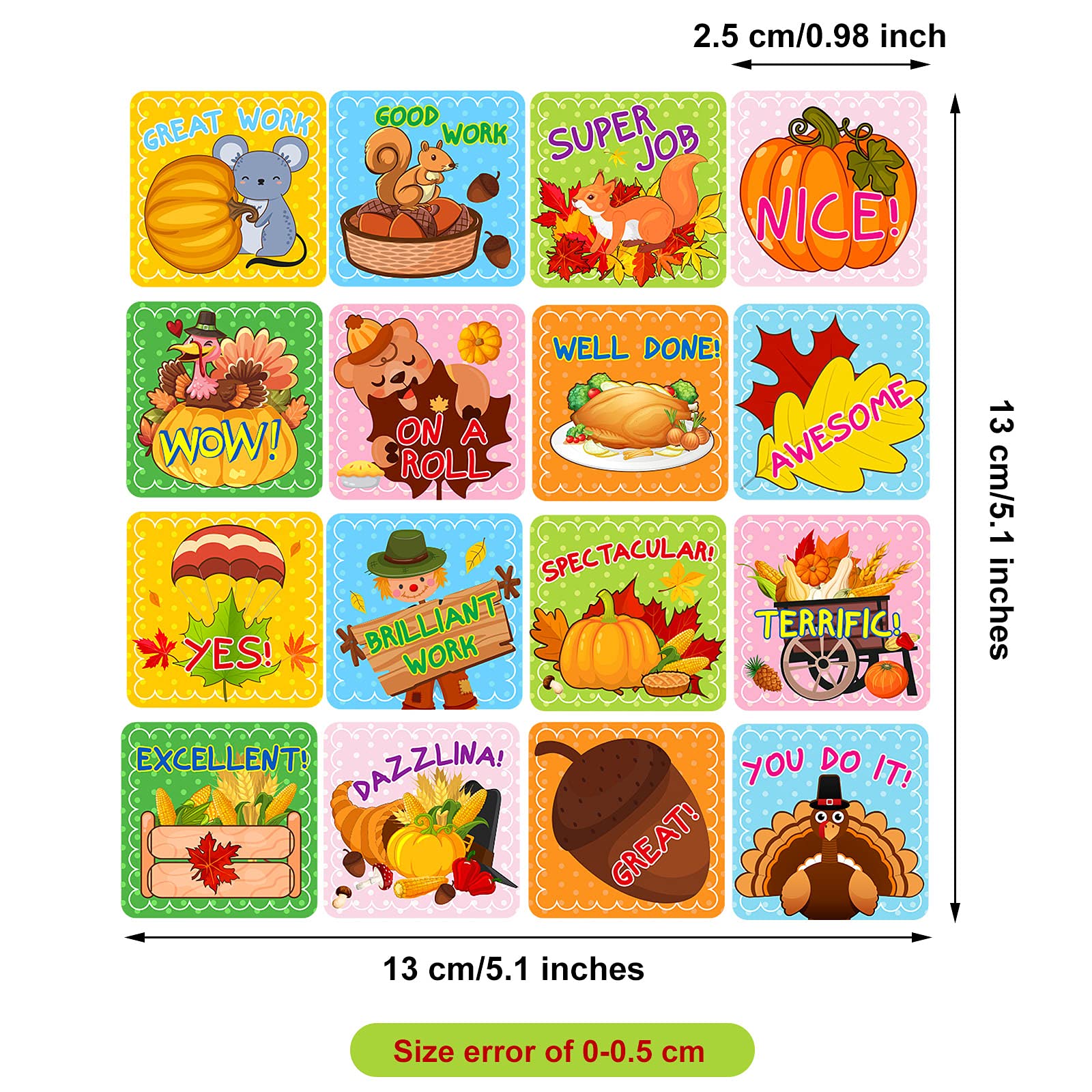 Happy Thanksgvng Stcker - Etsy