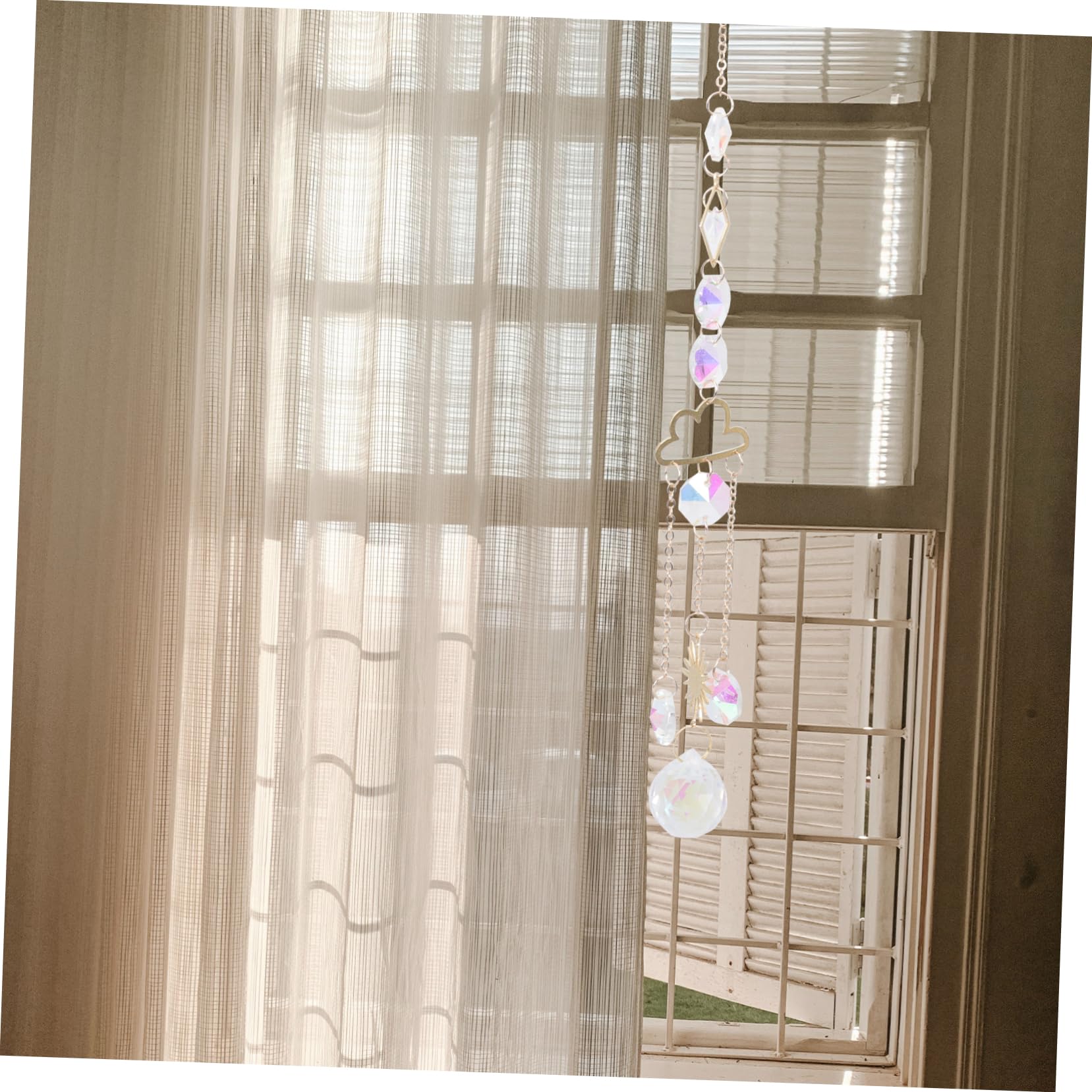 Ornement Suspendu Cristal Colibri - Attrape-Soleil Coloré Pour Fenêtres Et Décoration Intérieure