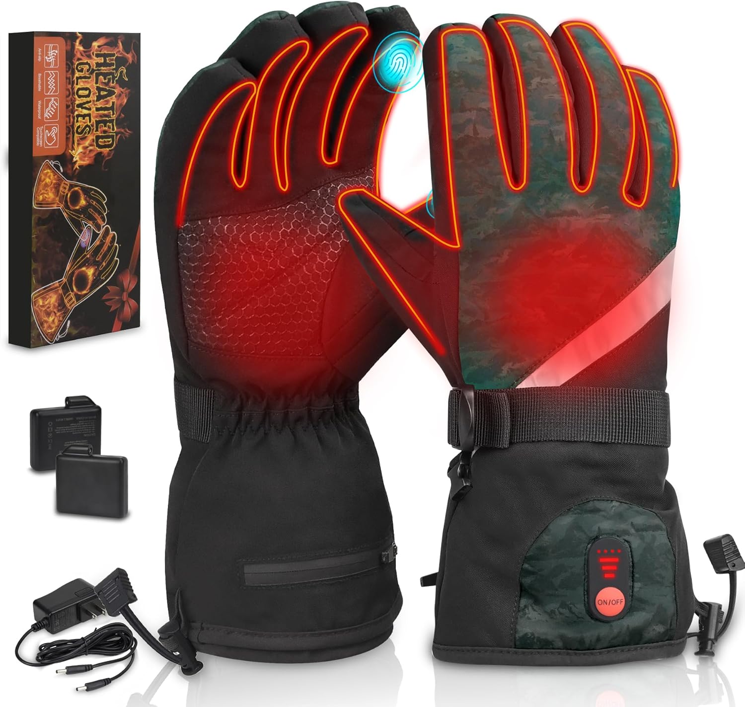 MENOLY Heated Gloves for Men Women