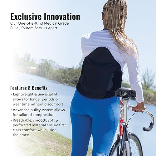 Miniatura 6 de CompressRx Universal LSO - Soporte de espalda alta, cinturón de soporte lumbar, entrenador de cintura, corrector de postura para mujeres y hombres,