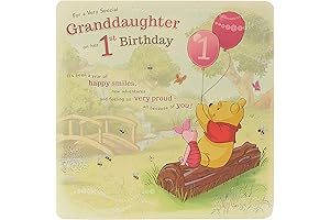 Granddaughter's Enchanting Winnie the Pooh Birthday Card
