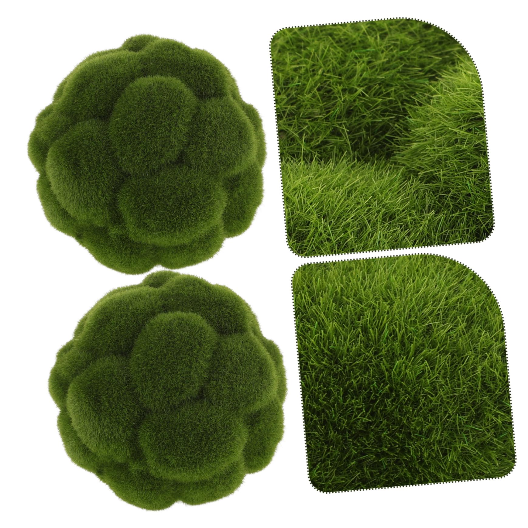 Cabilock 6stücke Künstliche Moosbälle Dekorative Und Deckenhänger Für Hochzeiten Partys Und Gartenarrangements Und Wetterfest