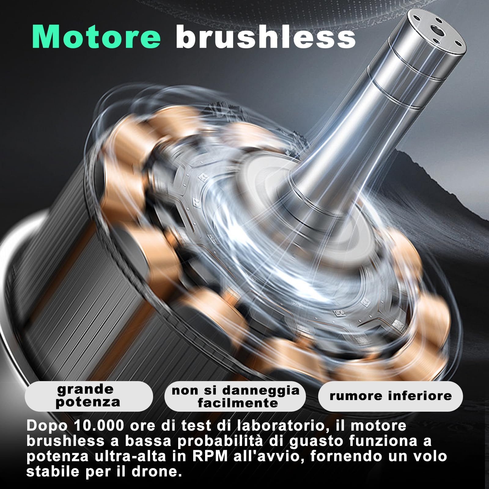 Drone con Telecamera Droni Pieghevoli per Adulti Principianti Motore Brushless Protezione dal Vento Livello 4 Velocità Massima di Volo 40 KM/H Telecamera 1080P Motorizzato Regolabile FPV RC Quadcopter
