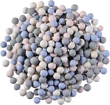 JIHAQUA Aquarium Ceramic Filter Media Bio Filter Rings, Bio Ceramic Ball for Freshwater,Marine Fish Tank,Canister Filter,Koi Pond Color, 12 Lbs