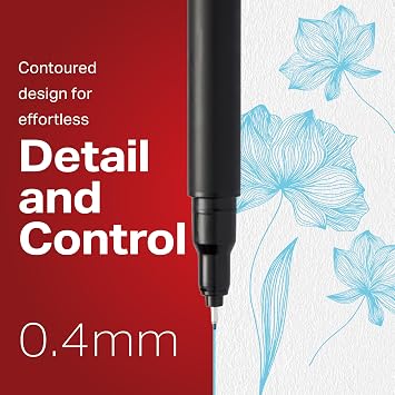 Sharpie Felt Tip Pens, Fine Point (0.4mm), Blue, 12 Count