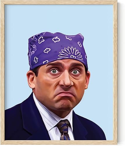 HAUS AND HUES Póster enmarcado de Michael Scott, regalos del programa de televisión de la oficina, meme enmarcado de Michael Scott, decoración de la disponible en Yaxa Peru