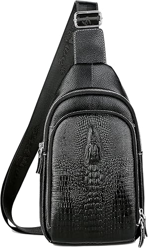 FSD.WG Mochila bandolera para hombre, bolsa de pecho, bolsa cruzada de senderismo, bolsas de hombro, bolsa de viaje para hombres con resistente al