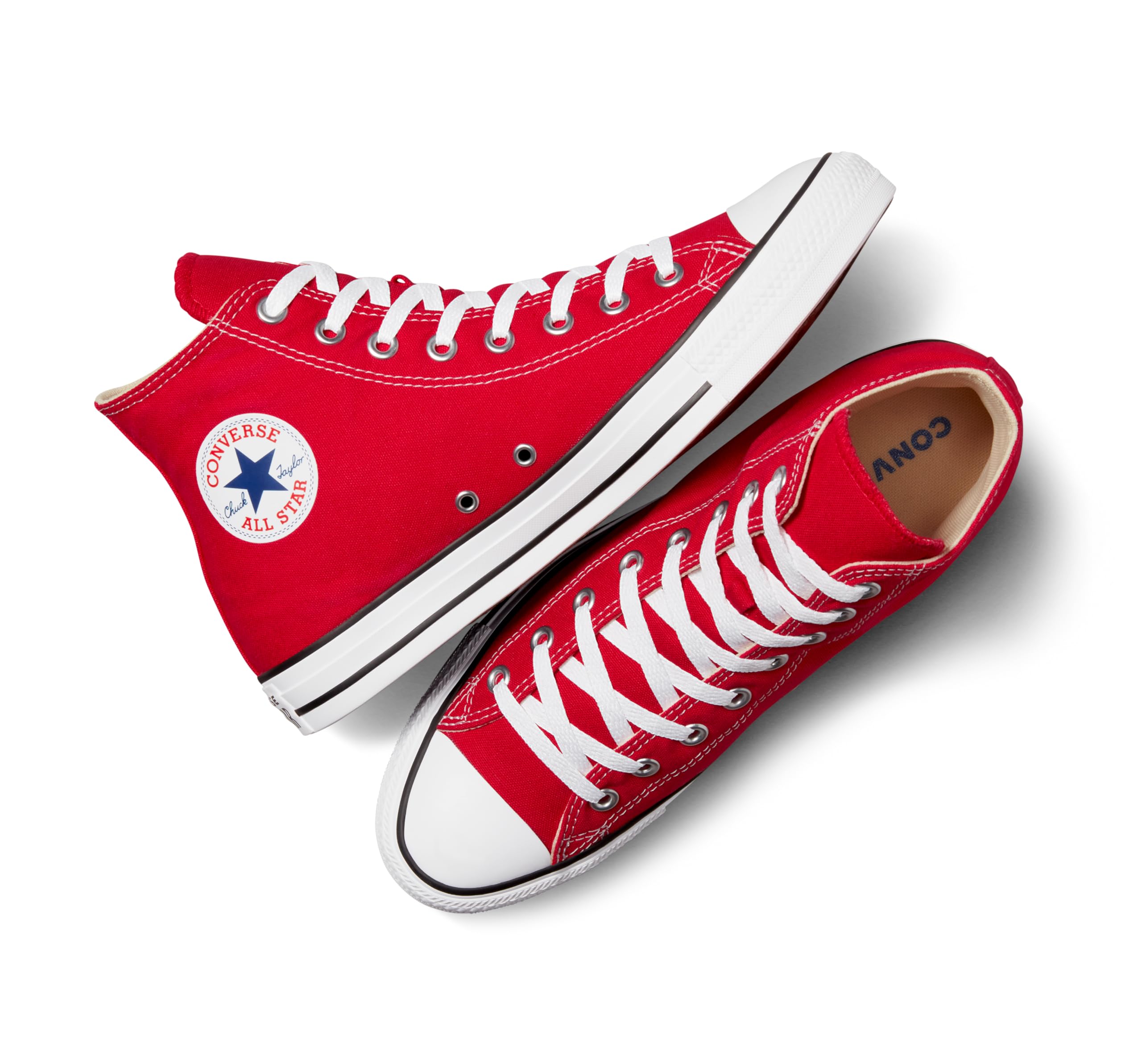 Converse Unisex Adult Chuck Taylor All Star High Top Sneaker: 19 Women/17 Men Red
