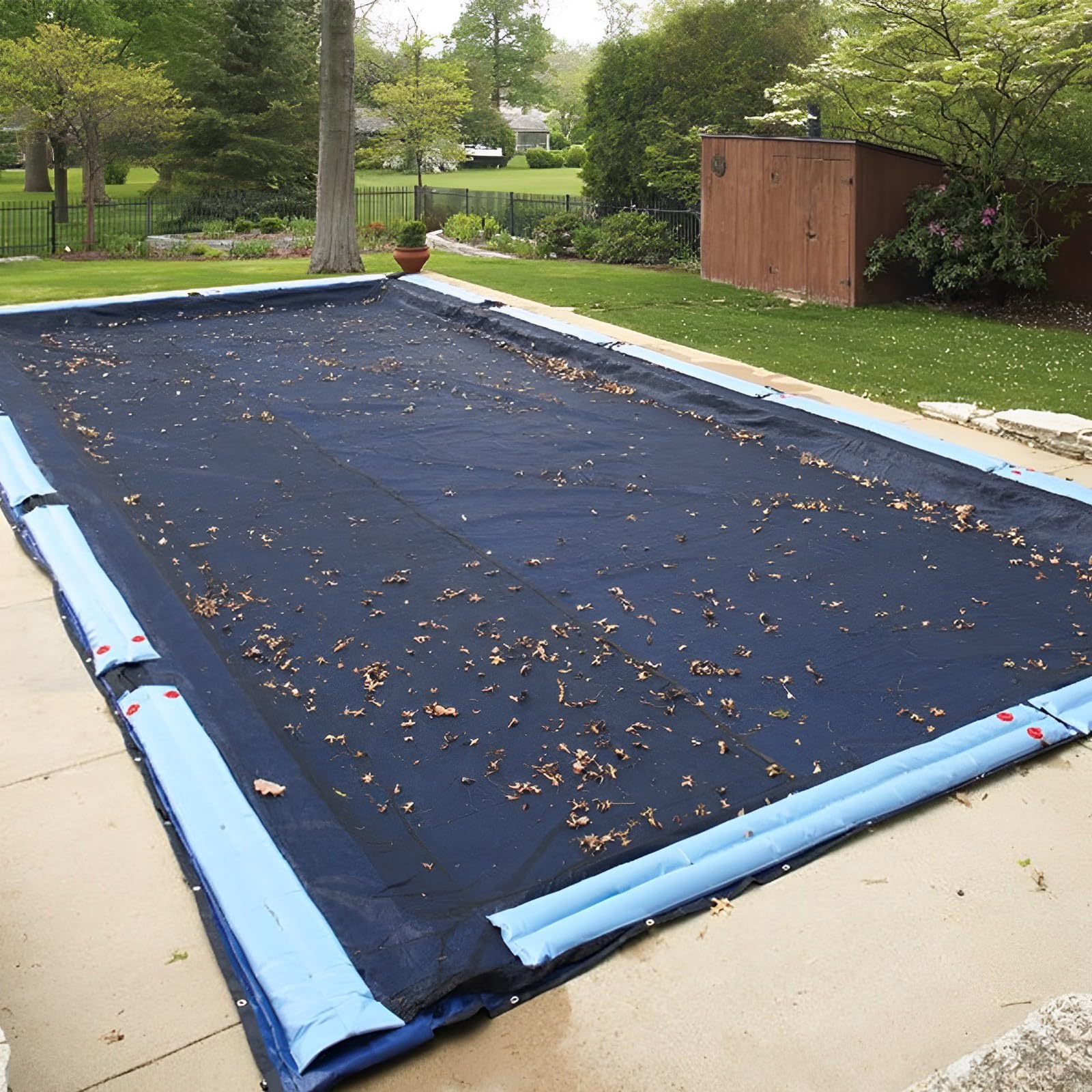 Filet De Protection Pour Piscine 3x6 M – Maille Fine Anti-Feuilles Et Débris