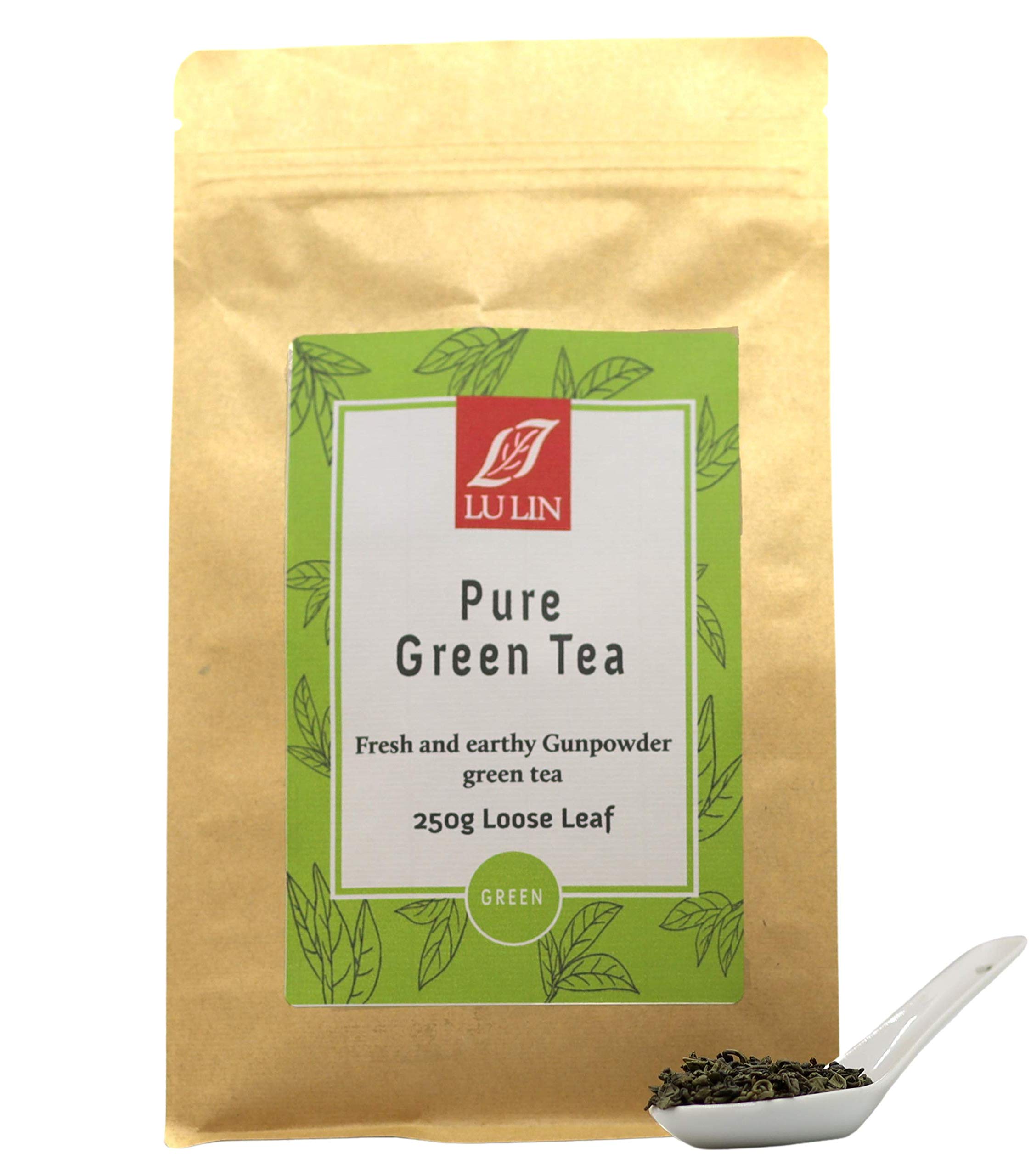 LuLin Teas Pure Green Tea Loose Tea, 250 g