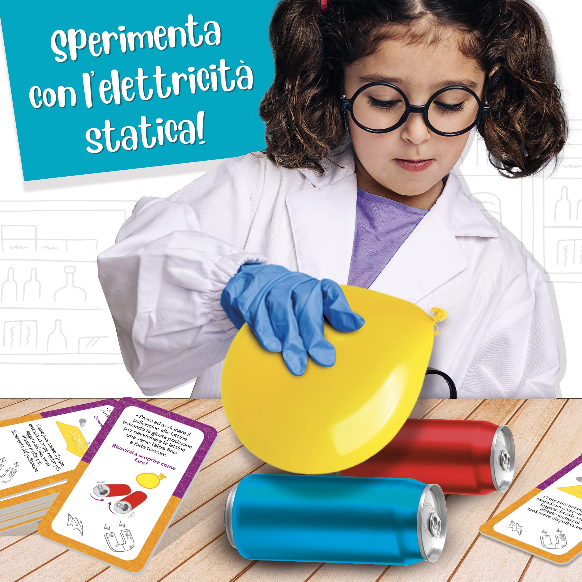 Lisciani I'm A Genius Wissenschafts-Set 'Kosmetik' – Selbst Duftende Lipglosse Herstellen, Inkl. Eiszapfen-Behälter