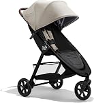 Baby Jogger Ville Mini GT3 Toutes les Poussettes Terrain avec Pour toujours Air Pneus en caoutchouc et suspension intégrale avec boucle magnétique et harnais sans refil, guidon réglable en hauteur et frein au pied