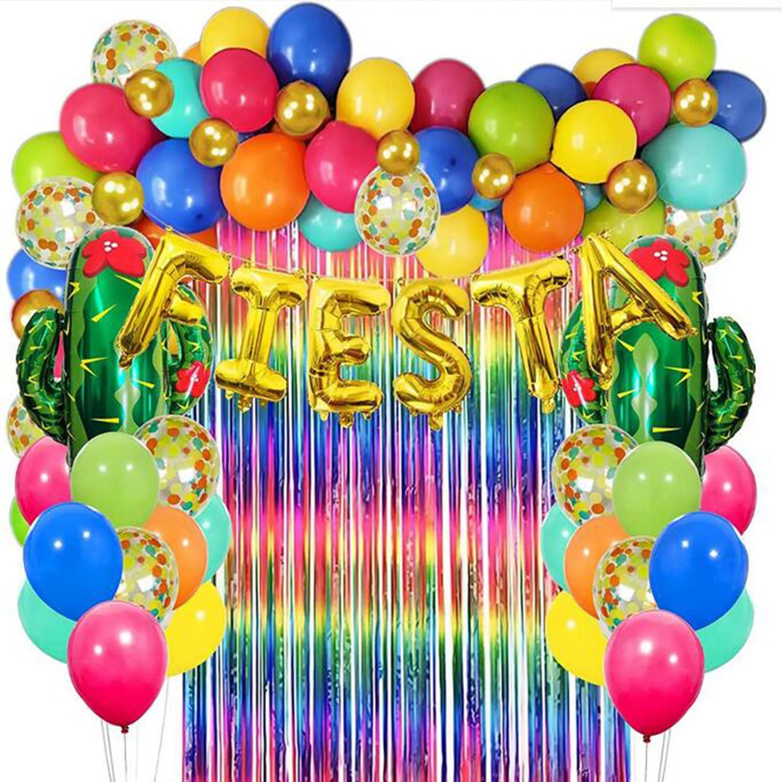 Tende Frangia Luccicante Per Feste - 2 Pezzi 92x245cm - Rosa E Azzurro Per Compleanni E Matrimoni - Foto 8