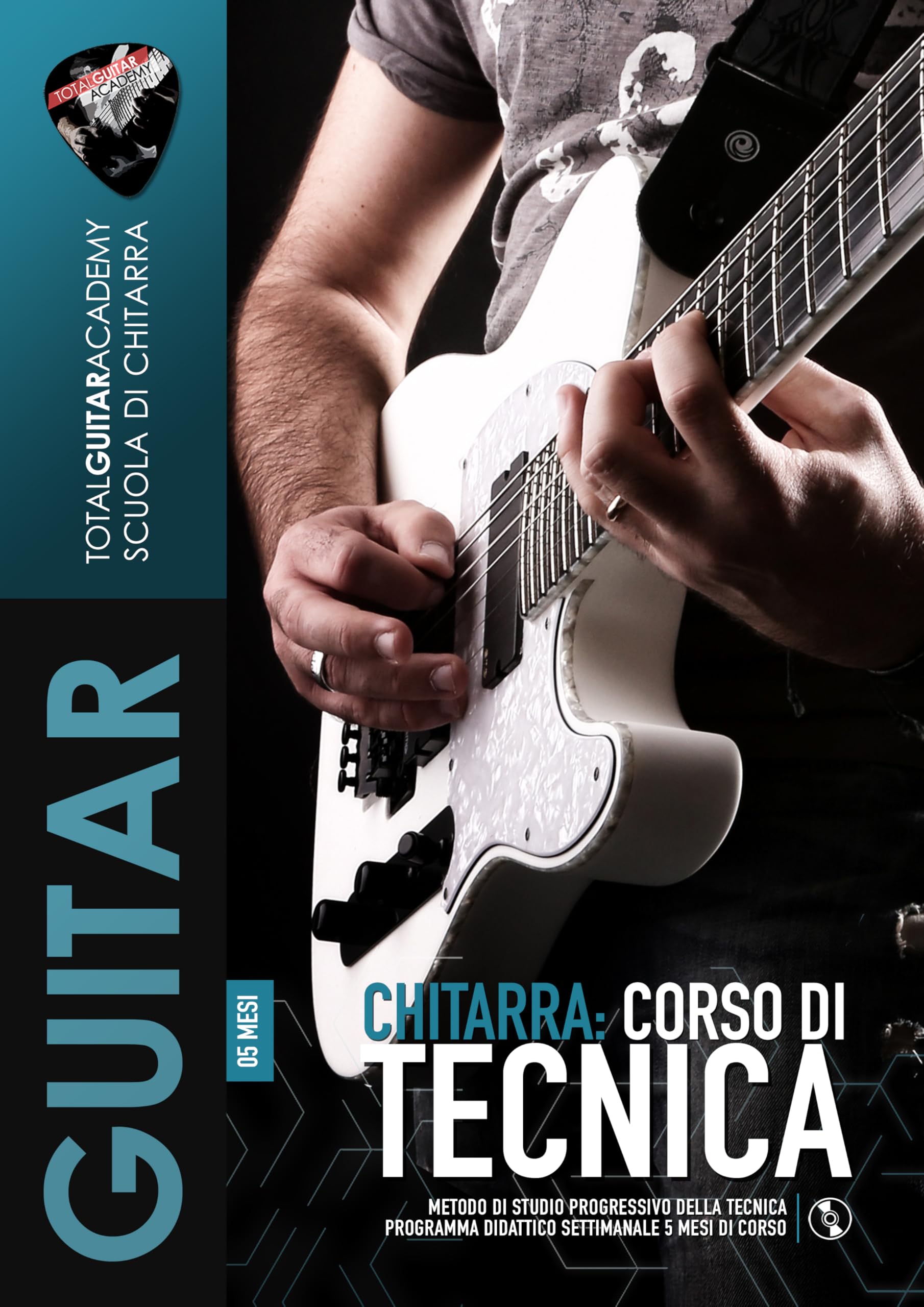 Méthode de guitare italienne TGA Tecnica Vol. 11 avec guide d'exercices sur 5 mois
