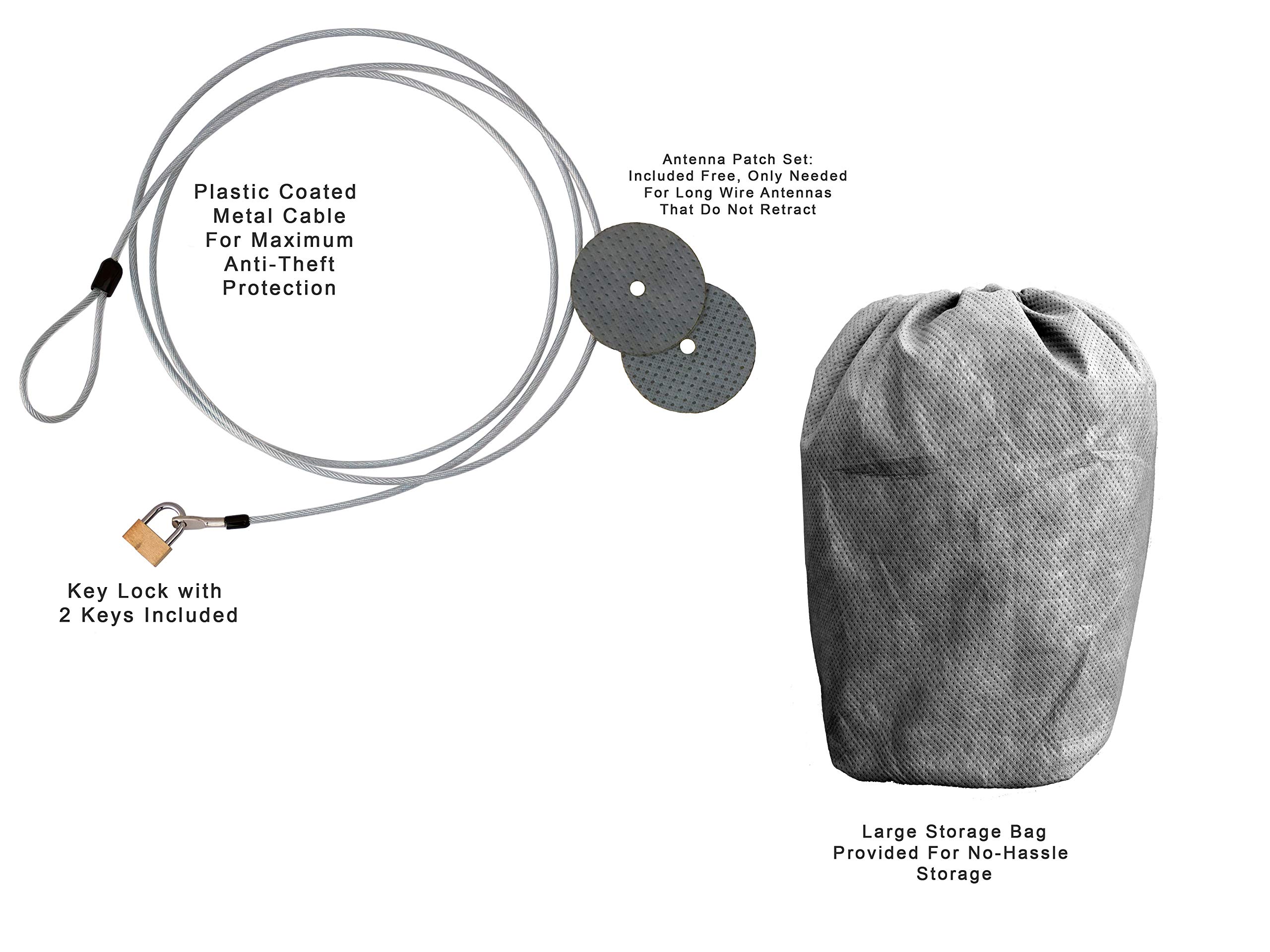 Car Covers Weatherproof Max Car Cover Warranty Compatible with Porsche 2022-2023 Panamera Outdoor Cover Theft Cable Lock Car — view 7