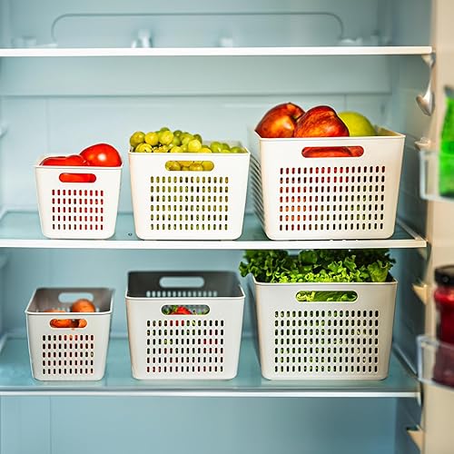 Miniatura 2 de Organizador Lazy Susan - Organizador apilable para despensa y refrigerador, cubos de cocina y congelador, colador de lavanda de 3 piezas, tamaño