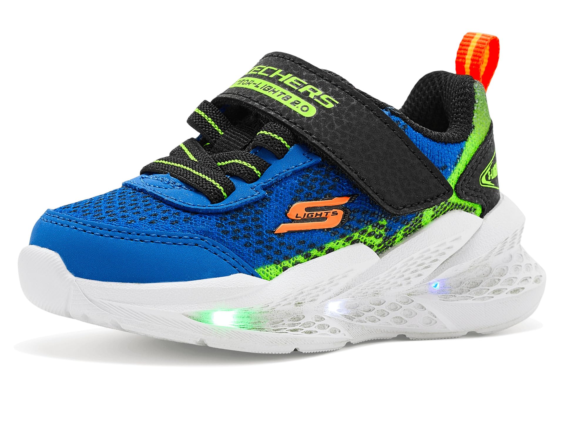 Skechers Meteor-Lights 2.0 401490NBLBK, Scarpe Sportive Neonato