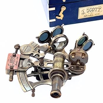 六分儀 T. Cooke & Sons 真鍮マリンマスターボックス 羅針盤 六分儀 T. Cooke & Sons 真鍮マリンマスターボックス 羅針盤