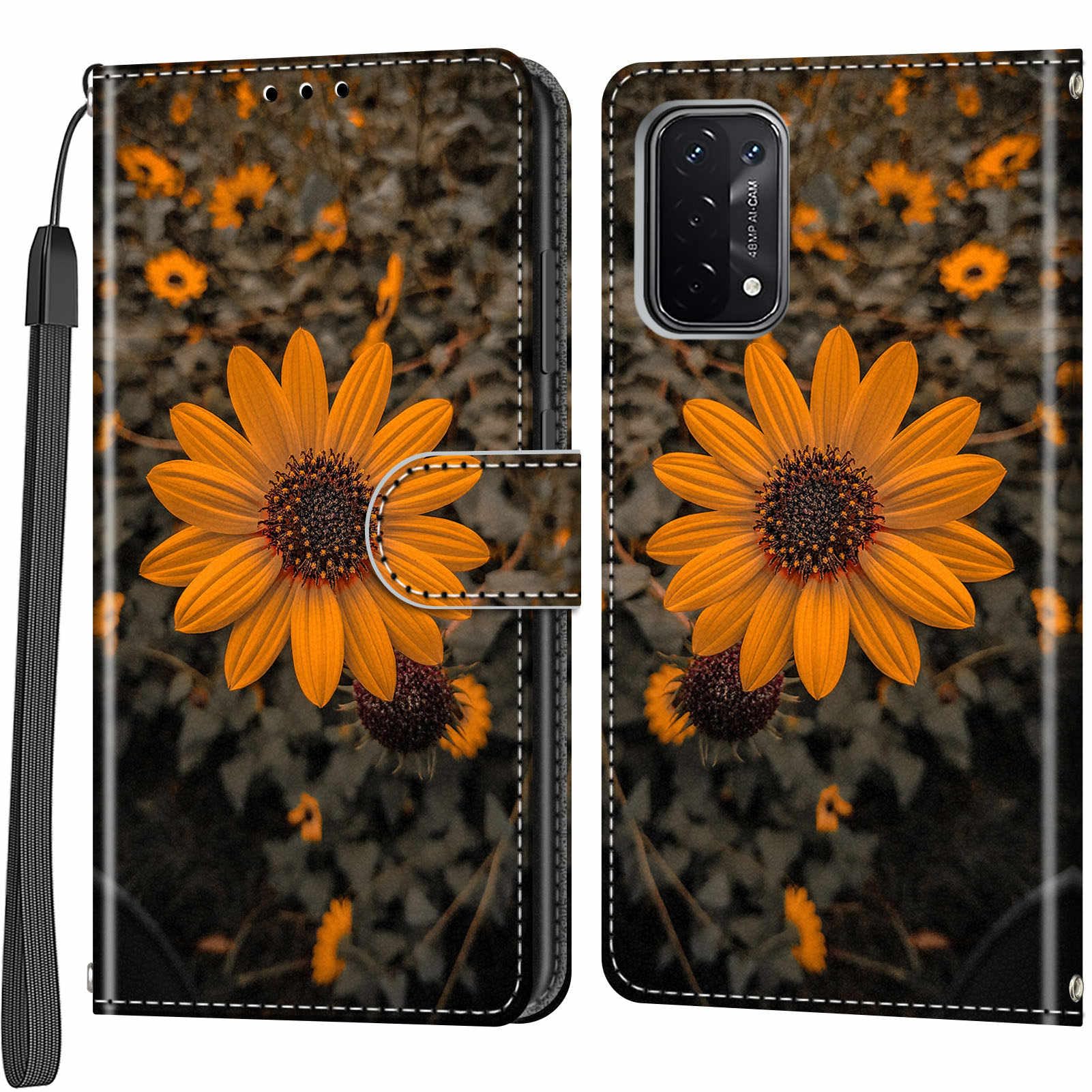 SalanheoWallet Case for Oppo A54 5G / A74 5G / A93 5G / A93s 5G, Leather Phone Case with [Card Slots] [Kickstand] Compatible Oppo A54 5G / A74 5G / A93 5G / A93s 5G