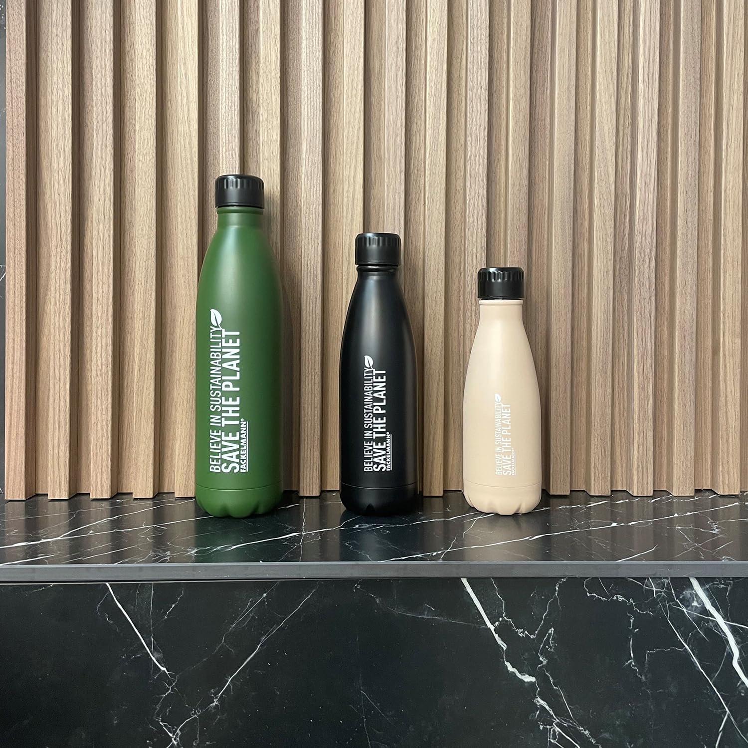 Thermos Caffè 350ml, Bottiglia Termica, Acciaio Inossidabile, Per Bevande Calde e Fredde (350ML