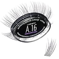 Vista 35 de Lashify Amplify - Extensiones de pestañas GossamerDIY de 0.472 pulgadas, color negro, pestañas postizas fáciles para un aspecto natural