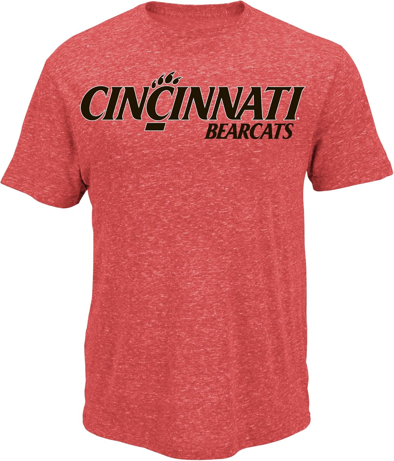 NCAA University of Cincinnati Men's Campus Craze Short Sleeve Tee, Red, Large