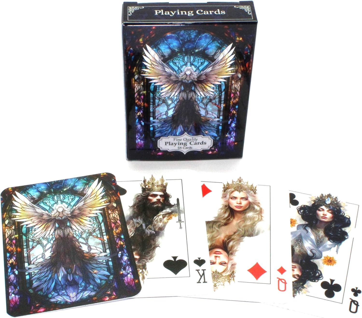 Gothic Angel Playing Cards, Fantasy Poker Size Deck
