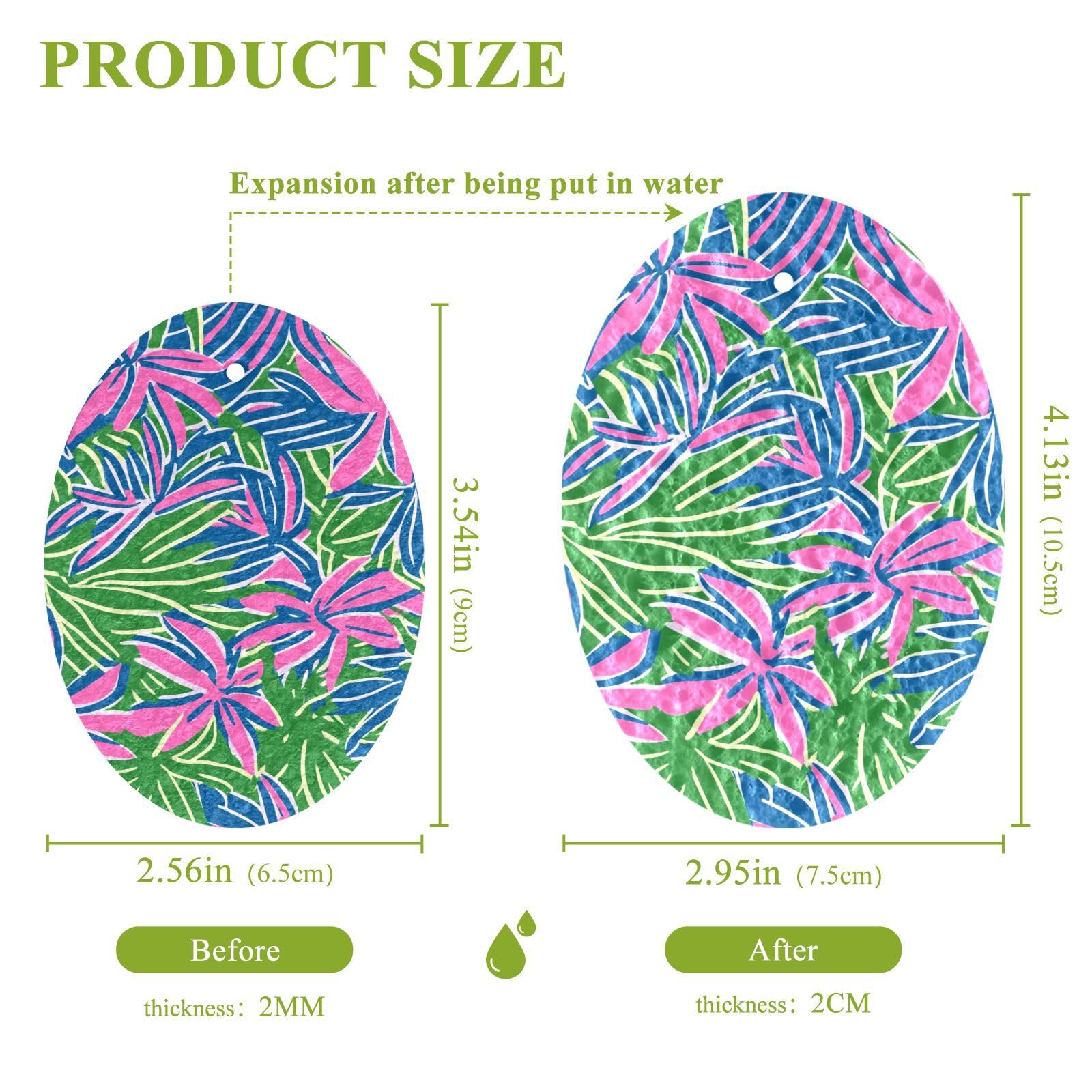 Absorbent sponges for Household use Non-Scratch Cleaning sponges for Household use New Home Essentials (3 Count)