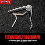 Dunlop 84 Trigger Flat Acoustic Guitar Capo, Black