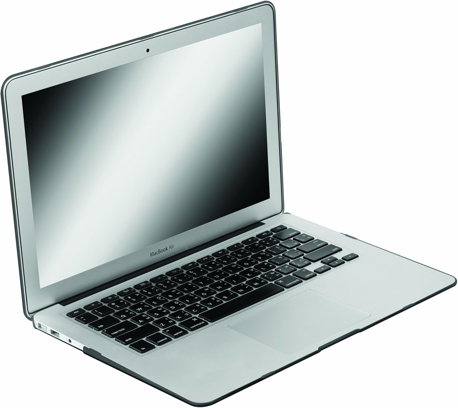 Krusell FrostCover Laptop Case for 11.6-Inch MacBook Air, Transparent Black (71289)